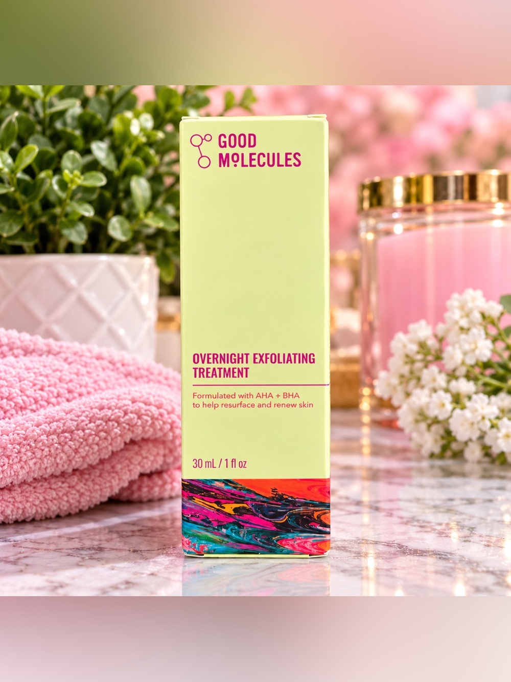 Good Molecules Overnight Exfoliating Treatment – 30 mL / 1 fl oz
